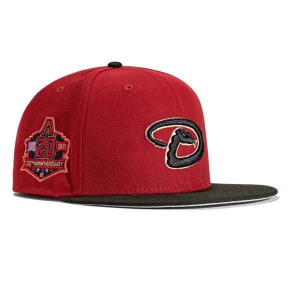 New Era Arizona Diamondbacks 59FIFTY Hat 20th Year Anniversary Side Patch - Picture 2 of 7